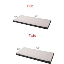 crib twin size mattress 4 inch