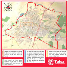 Each part of chile is different. Mapa Del Radio Urbano De Talca Que El Diario De Maule Facebook