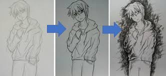 how to draw an anime boy shounen