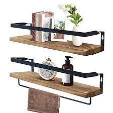 Promo Floating Shelves With Towel Bar