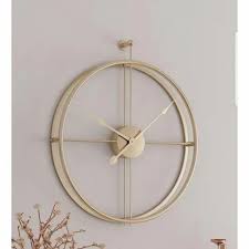 Metal Minimalist Wall Clock For Decoration