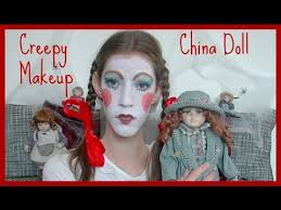 creepy china doll makeup you