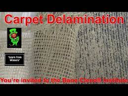 delamination of carpet causes and how