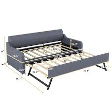 urtr twin size daybed with pop up
