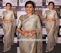 tapsee pannu in bhumika sharma saree