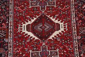 tribal geometric red vine area rug