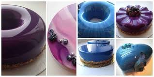 What is Mirror Glaze cake made of?