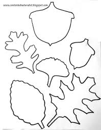 The Contented Naturalist Leaf Template Craft With Free Printable