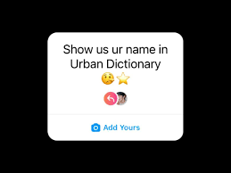 show us your name in urban dictionary
