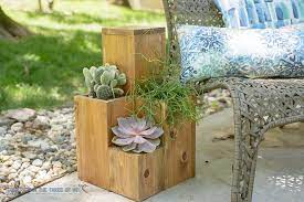 Outdoor Diy Table Planter Plus Other