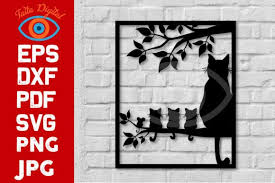 Baby Cat Metal Cat Wall Art Ca Graphic