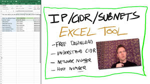 shared excel tool for cidr ip subnet