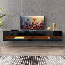 Dmaith 75 Inch Tv Stand With Led Lights