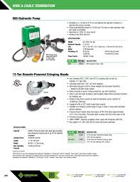 Greenlee Tools Catalog Pages 251 300 Text Version