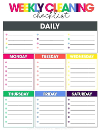 Cleaning Checklist Template Excel Server Maintenance Room Daily