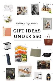 gift guide under 50 for friends and family