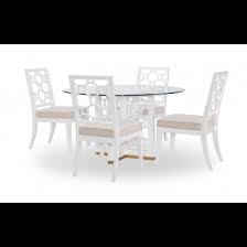 chelsea 5pc round gl dining room