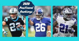 fantasy 2020 running back rankings