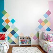 Colorful Accent Wall For Kids Room