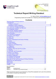     report writing style guide for engineering students