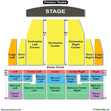 proctors theatre seating charts views