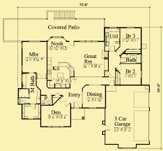 House Plans For Contemporary 3 Bedroom Home