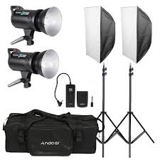 Photography Studio Light Kit 2 Godox 300w Flash Tripod Softbox Trigger Bag G5x4 Godox Canada