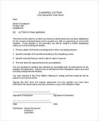 Employee Disciplinary Action Form With Checklist Business