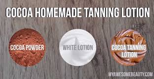 homemade tanning lotion