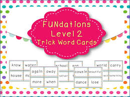 All 79 Second Grade Fundations Trick Words Are Ready To Be