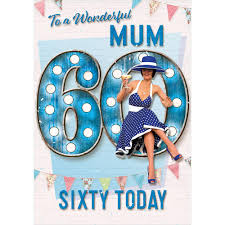 s2036 da mum 60th birthday card sixty