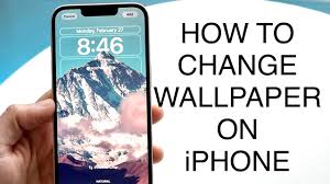 how to change wallpaper on iphone