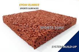 synthetic epdm rubber sports flooring