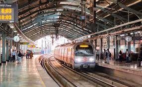 delhi metro s airport line extension to