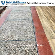 pebble stone external flooring