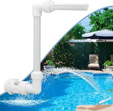 Pool fountains are a great way to improve the aesthetics of your pool. Amazon Com Pool Waterfall Spray Pond Fountain Water Fun Sprinklers Above In Ground Swimming Pool Decoration Kitchen Dining