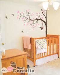 Nursery Corner Tree With Happy Birds