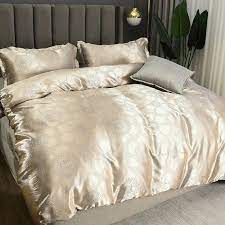 Luxury Golden Fl Bedding Made With