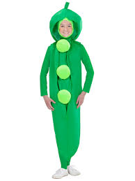 Details About Kids Pea In A Pod Costume Boys Girls Vegetable Summer Fancy Dress Child