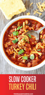 slow cooker turkey chili healthy