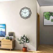 Modern Big Wall Clock For Kitchen Bedroom Home Decoration Extra Giant Wall Clock Battery Operated Decorative 18 In Black