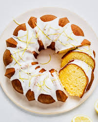lemon bundt cake with fresh lemon glaze