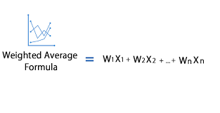 weighted average formula calculator