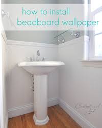 installing beadboard wallpaper