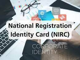 national registration ideny card