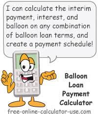 Balloon Loan Payment Calculator With Amortization Schedule