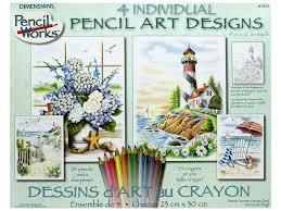 Paint Works Pencil Color By Number Kit Pencil 9 In X 12 In Beach Scenes 4 Pk