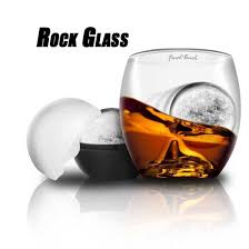 on the rocks glass ice ball mould