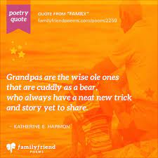 12 grandfather poems poetry about