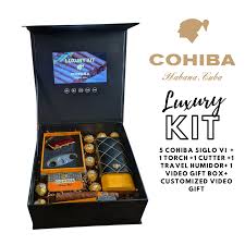 luxury gift kit cohiba video gift